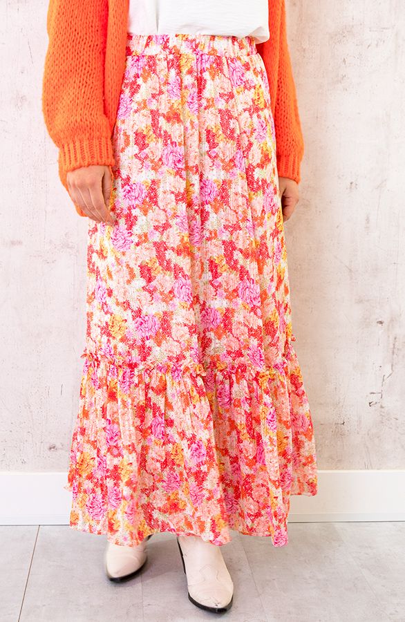 Maxi Rok Floral Fuchsia | Themusthaves.nl | The Musthaves (NL)