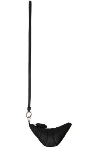 LEMAIRE - Black Croissant Coin Pouch | SSENSE