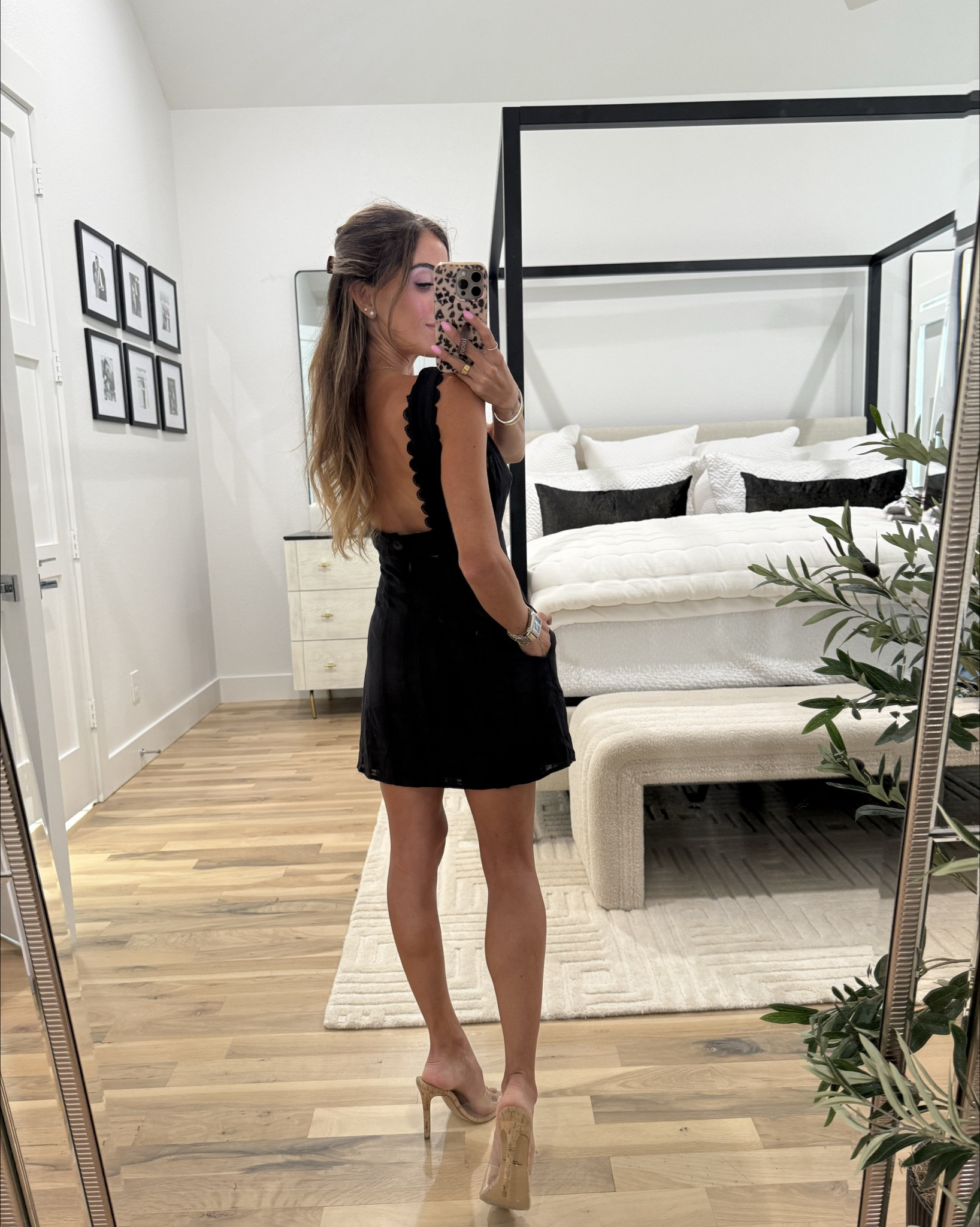 Scalloped black dress size 2 lbd summer dress clear Amazon heels 

#LTKPetite #LTKFindsUnder50 #LTKSaleAlert