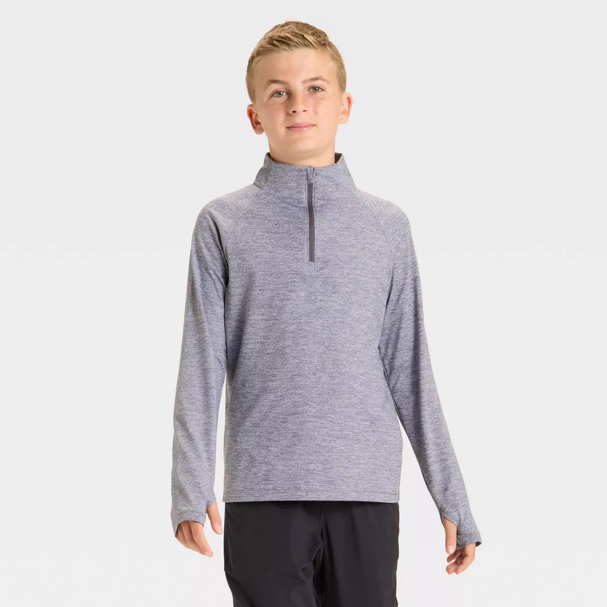 Boys' Soft Stretch 1/4 Zip Pullover - All In Motion™ | Target