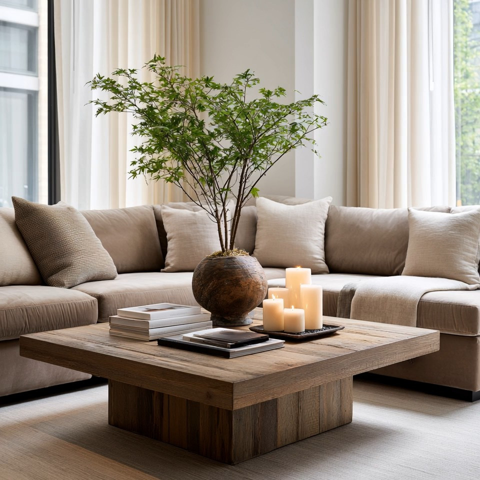 The biggest mistake people make when decorating a living room?

Choosing a coffee table that's too small.

Your coffee table isn't just a place to set a cup of coffee. It sits at the center of your seating area and visually grounds the entire room. When it's undersized, the space can feel disconnected, no matter how beautiful the sofa, rug, or accessories may be.

An oversized wooden coffee table creates instant balance. Wood brings warmth, texture, and a natural grounding effect that works beautifully in minimalist, traditional, modern, and transitional homes alike.

Style it simply with a few coffee table books, candles, and a sculptural plant or arrangement. You don't need much. The table itself does most of the work.

Think of it as the anchor of your living room—the piece that quietly ties everything together.

If you're planning one meaningful living room upgrade, make it a substantial coffee table. It's one of those timeless investments you'll appreciate every day.

#LivingRoomDecor #CoffeeTableStyling #HomeDecor #ElegantAndDriven 

 #LTKHome