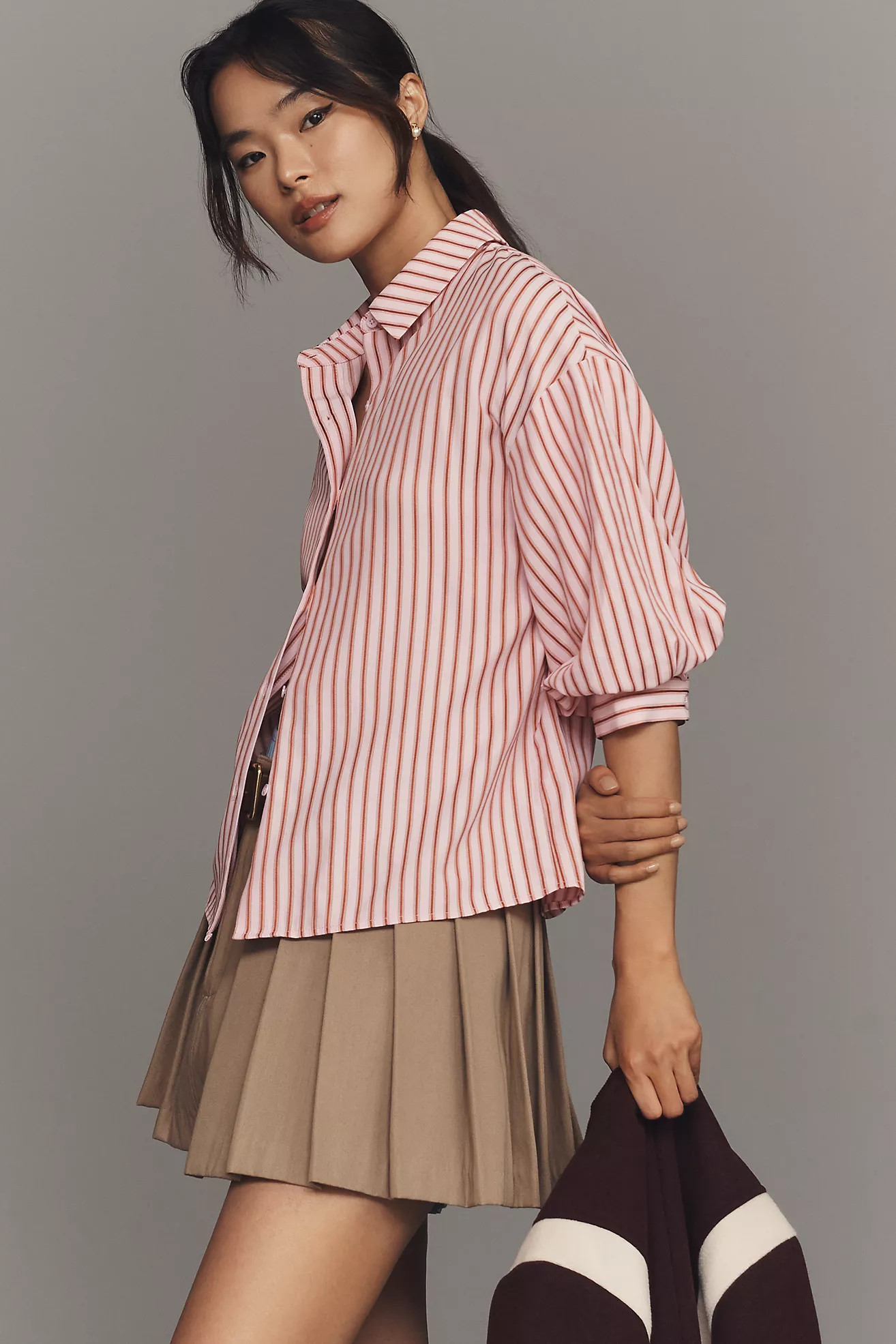 English Factory Striped Buttondown Shirt | Anthropologie (US)