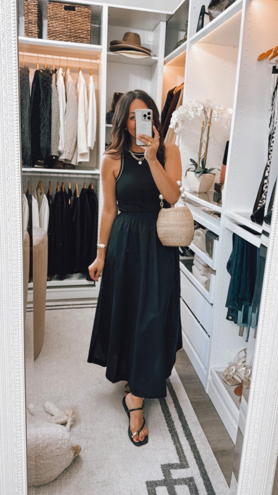 The perfect summer dress☀️ mixed media easy to dress up or down. Fits TTS  wearing a small 

#LTKOver40 #LTKStyleTip