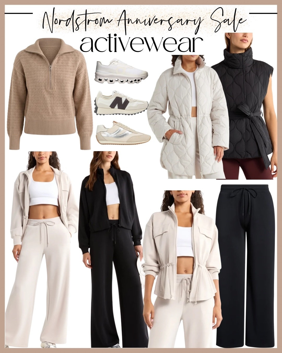 The Nordstrom Anniversary Sale activewear picks are giving cozy season everything, from quilted jackets and wide leg sweatpants to New Balance sneakers that actually sell out fast.

#LTKSaleAlert #LTKActive #LTKfitnessgoals