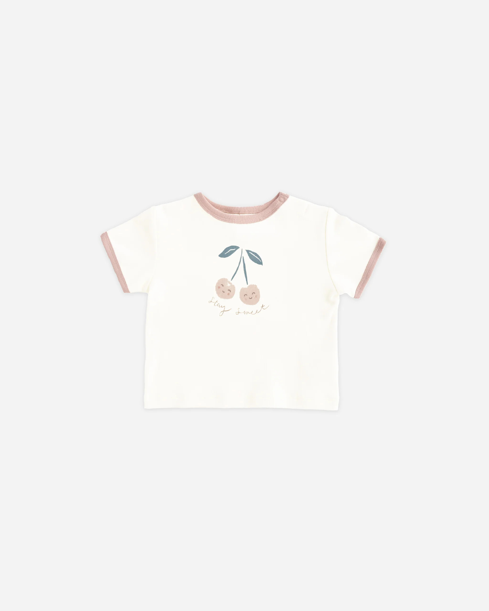 Ringer Tee Cherry | Rylee + Cru