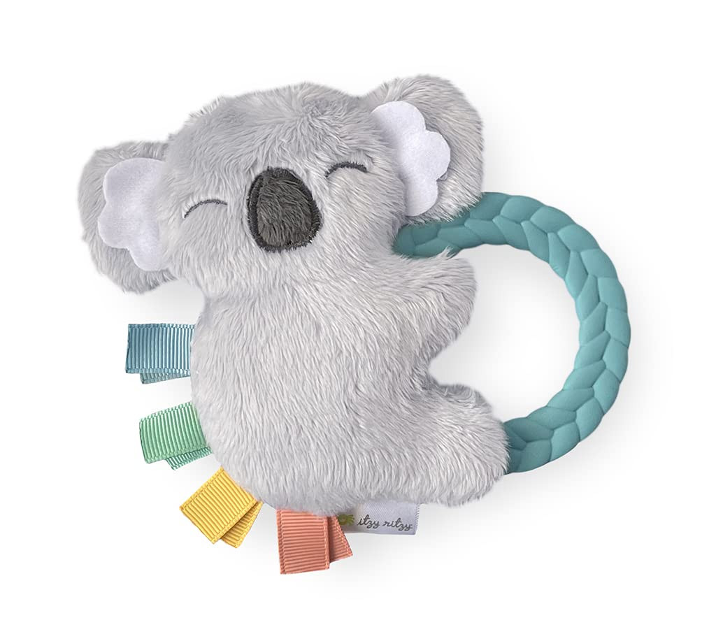Itzy Ritzy - Ritzy Rattle Pal with Teether - Baby Teething Toy Features A Minky Plush Character, ... | Amazon (US)