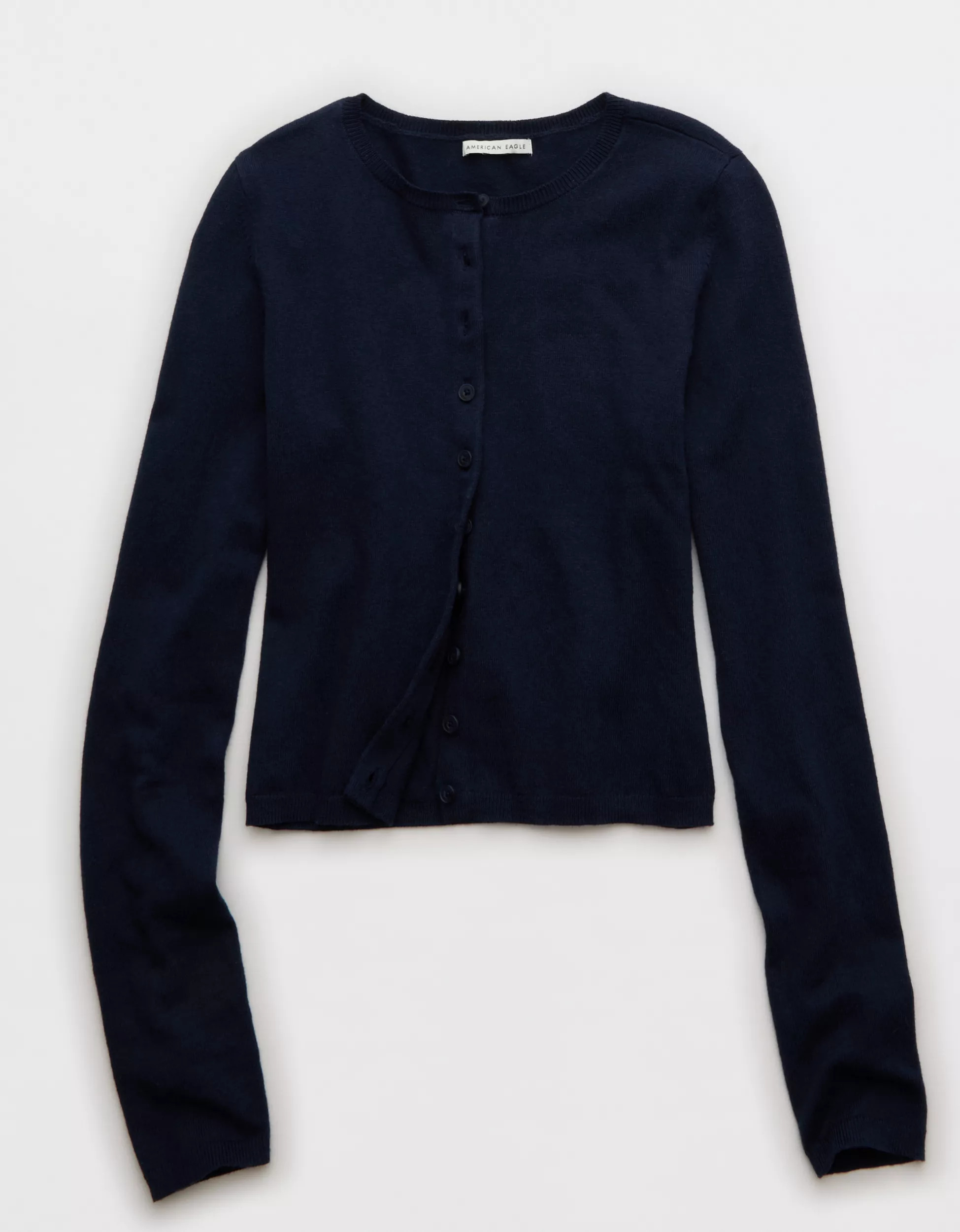 AE Classic Slim Button-Up Cardigan | American Eagle Outfitters (US & CA)