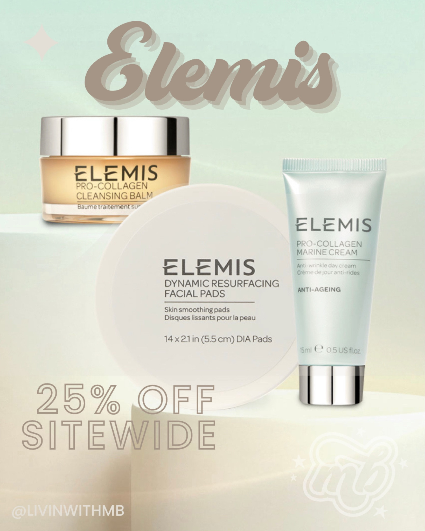 25% off sitewide at Elemis ends today!

code: WINTER25

#LTKbeauty #LTKsalealert #LTKFind