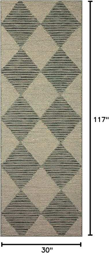 Loloi Chris Loves Julia x Francis Collection FRA-01 Spa/Granite 2'-6" x 9'-9" Runner Rug | Amazon (US)
