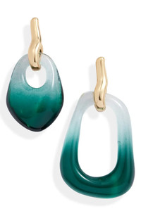 Click for more info about COS Mismatched Ombré Glass Drop Earrings | Nordstrom