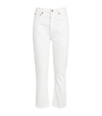 Riley High-Rise Straight Jeans | Harrods