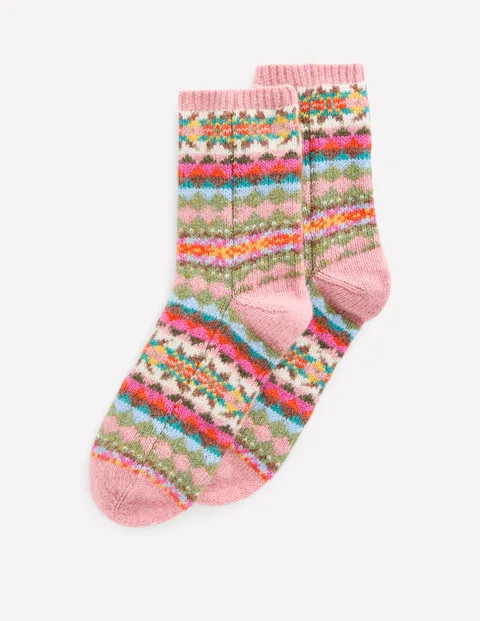 Cosy Fair Isle Socks | Boden (US)