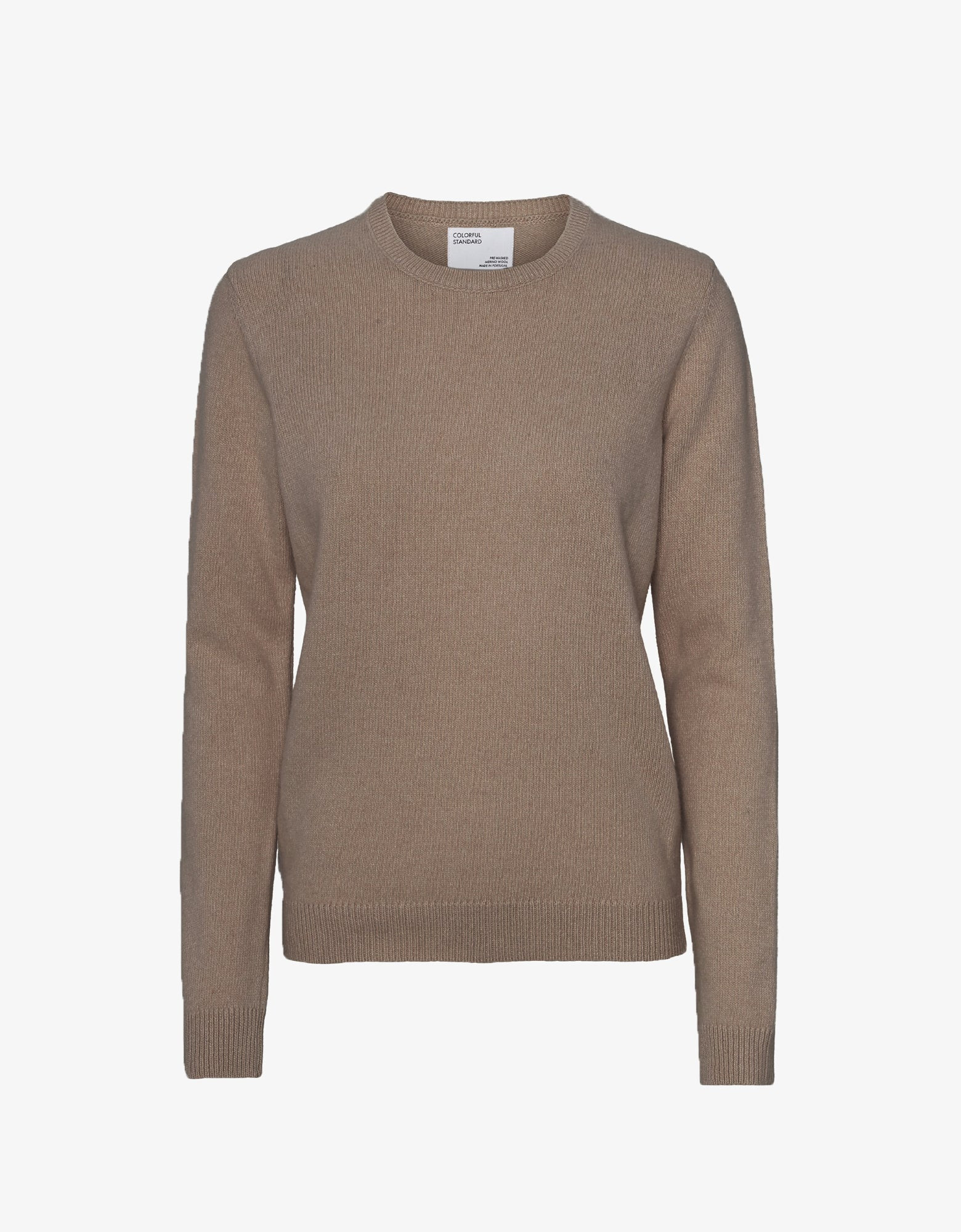 Women Classic Merino Wool Crew - Warm Taupe | Colorful Standard