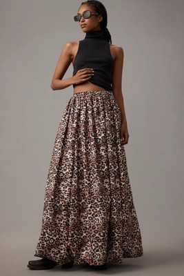 Maeve Bubble Maxi Skirt | Anthropologie (US)