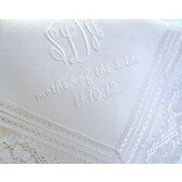 Wedding handkerchief, Wedding hankerchiefs, Wedding handkerchiefs, Wedding hankerchief, mother of the bride handkerchief, mom handkerchiefs | Etsy (US)