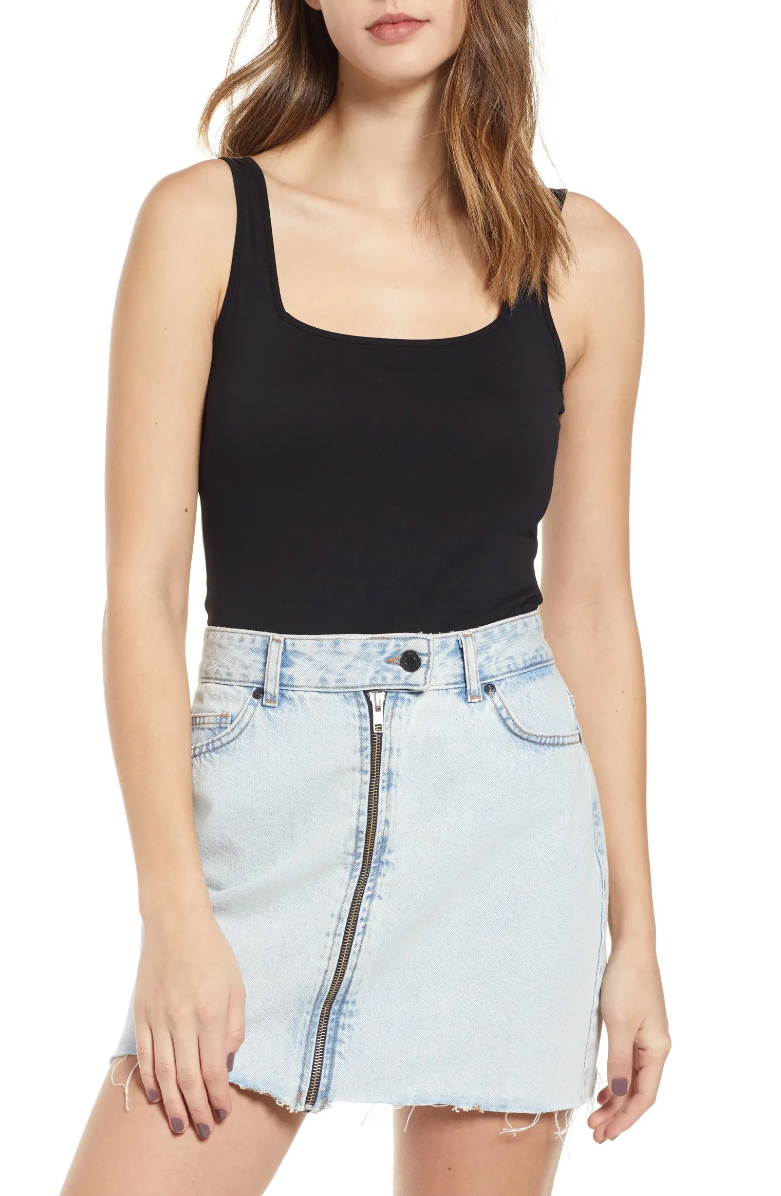 Square Neck Bodysuit | Nordstrom