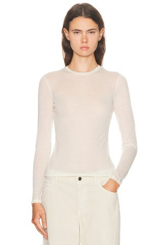 The Row Iverness Top in White | FWRD 