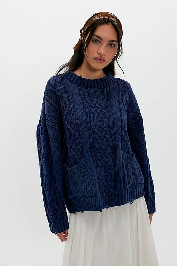 Found Cable Knit Sweater | Free People (Global - UK&FR Excluded)