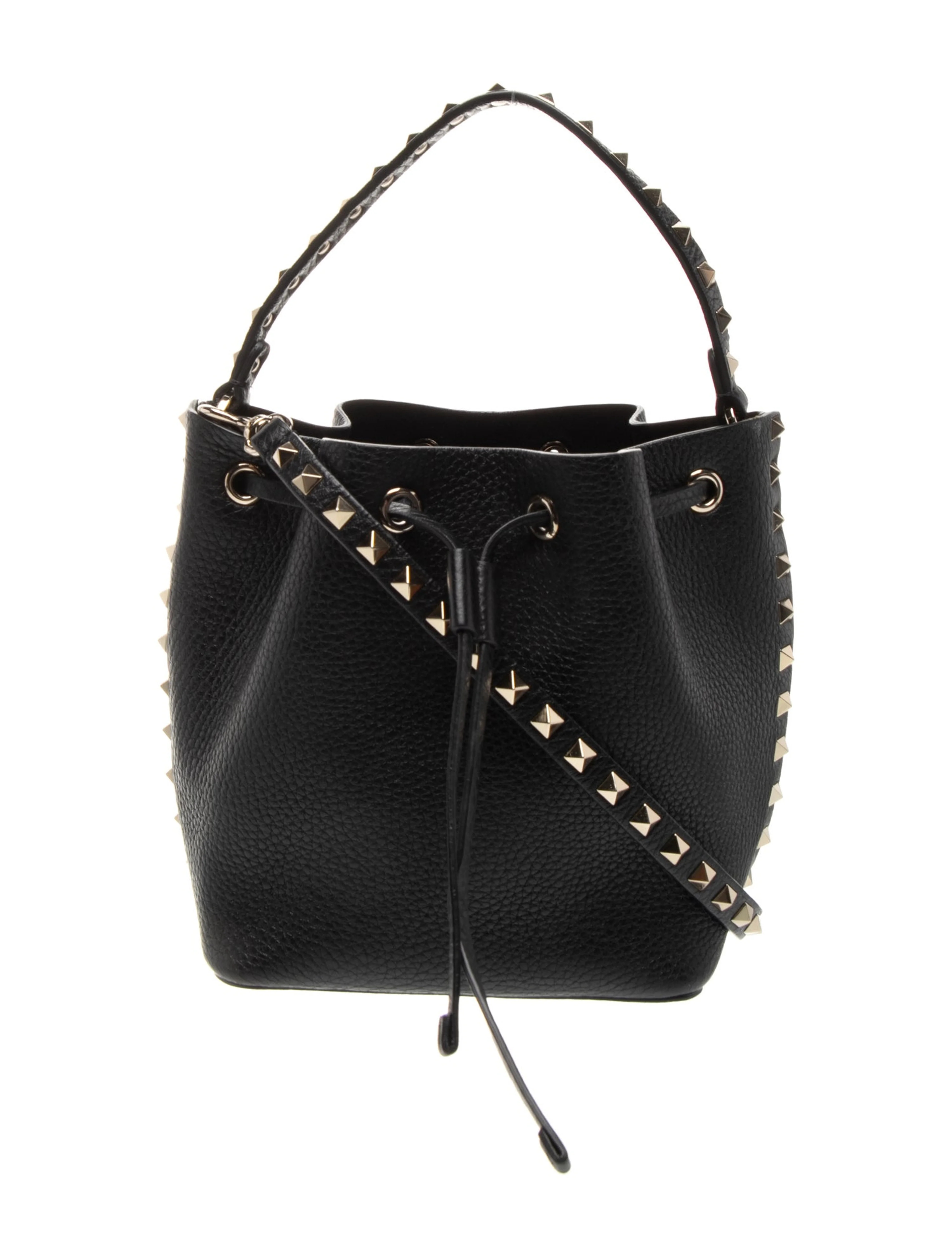 Rockstud Rockstud Small leather bucket bag Small | The RealReal