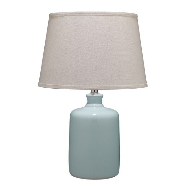 Alden Décor Light Blue Milk Jug Table Lamp with Tapered Lamp Shade | Bed Bath & Beyond