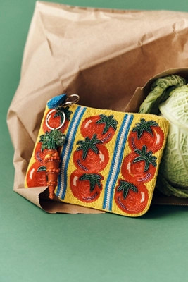 The Fiona Medium Beaded Pouch | Anthropologie (US)