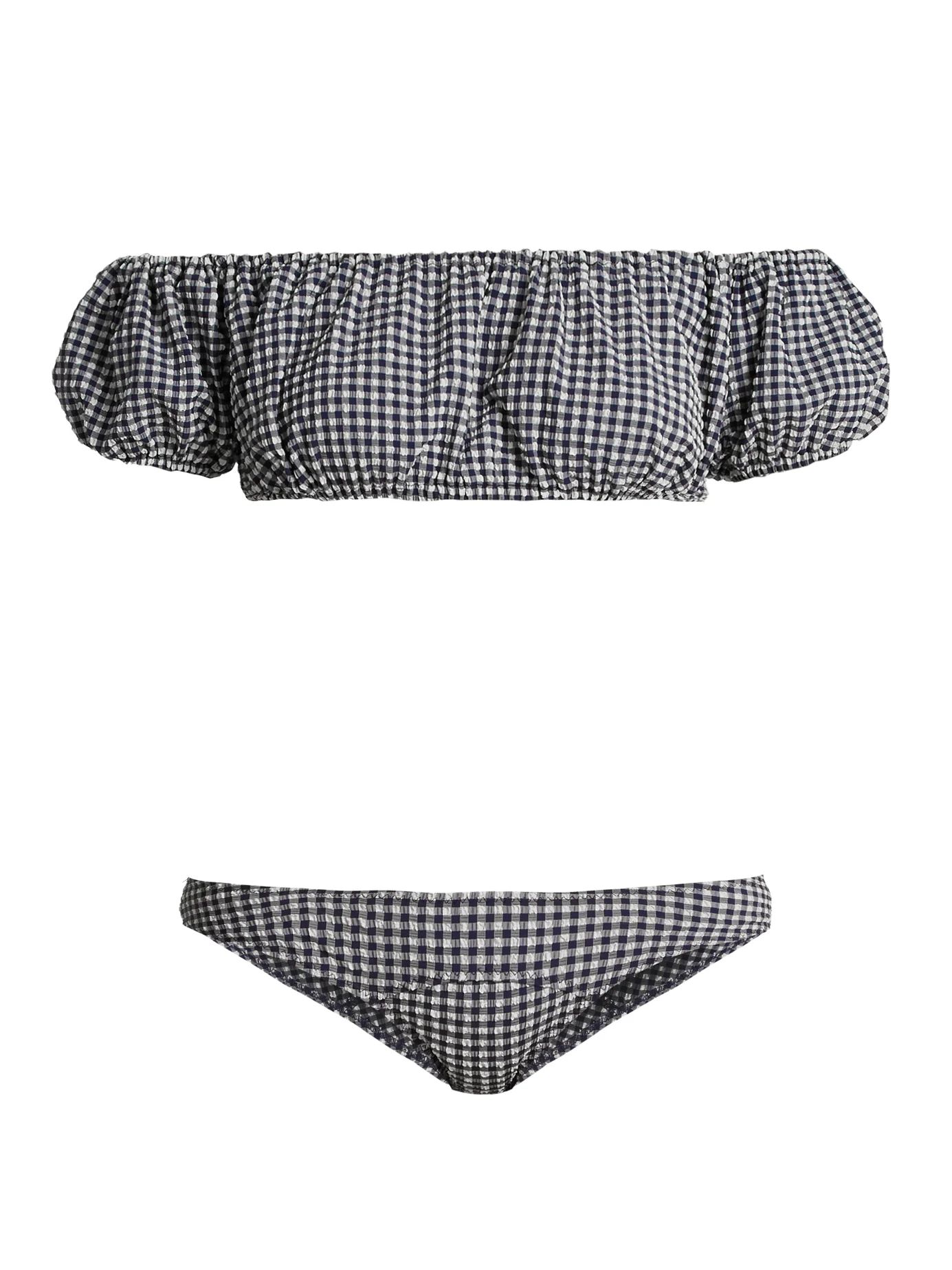 Leandra gingham seersucker bikini | Matches (US)