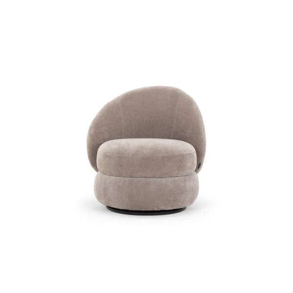 Bennie Upholstered Swivel Barrel Chair | Wayfair North America