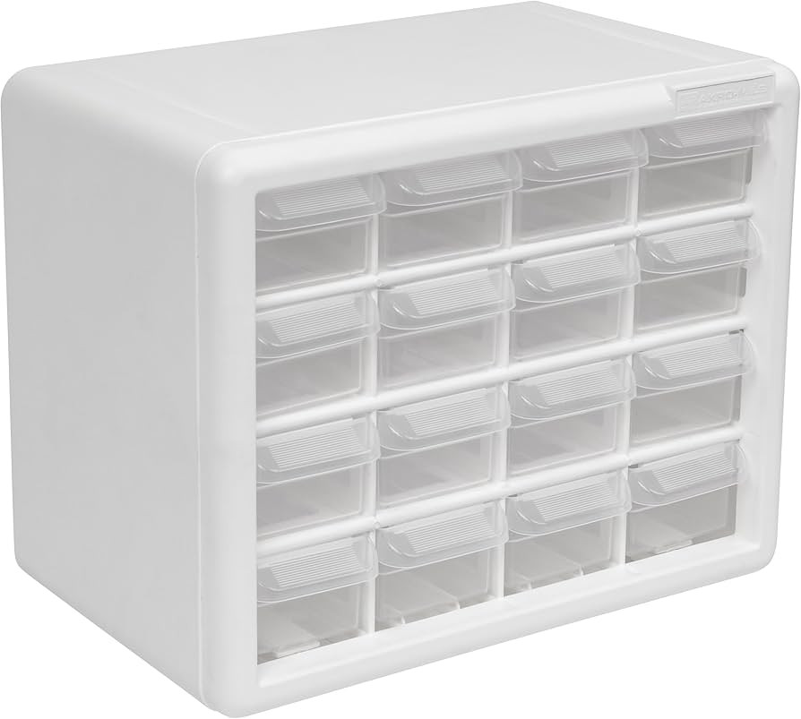 Akro-Mils 16-Drawer Plastic Drawer Storage Cabinet for Garage Organization, Beads, Makeup Organiz... | Amazon (US)
