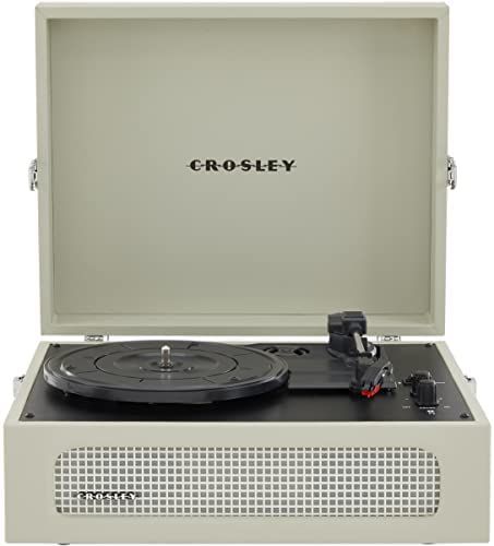 Crosley CR8017B-DU Voyager Vintage Portable Vinyl Record Player Turntable with Bluetooth in/Out a... | Amazon (US)