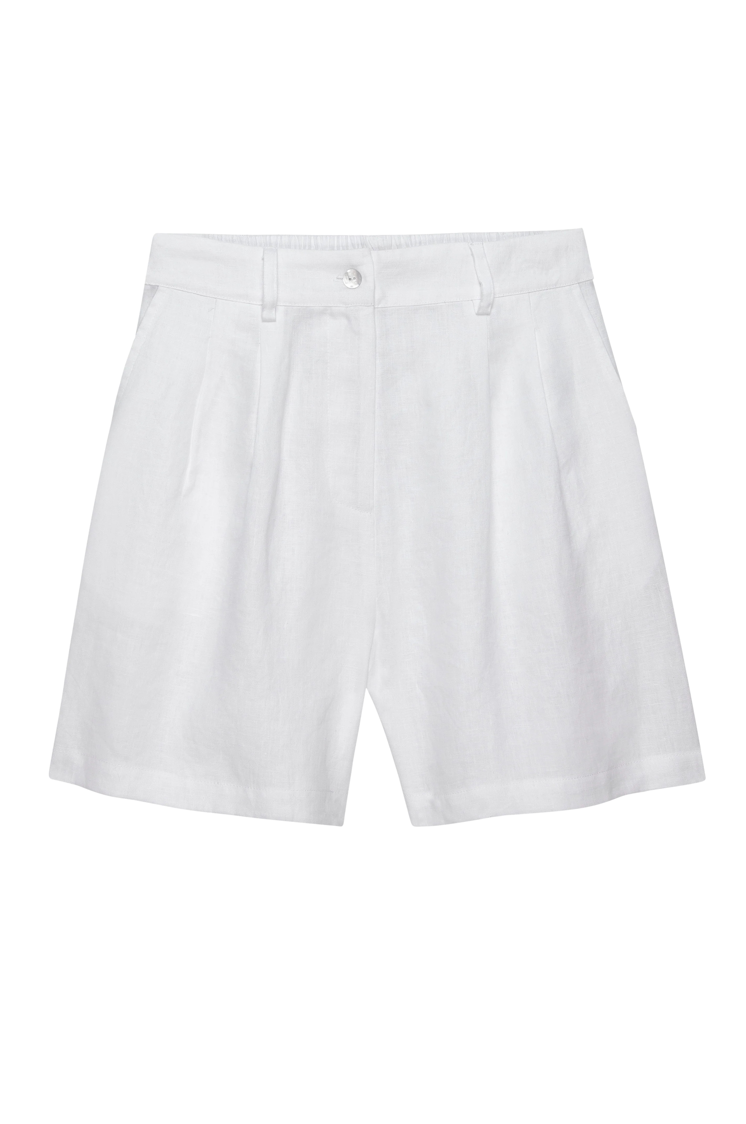 The Linen Pleated Short | DONNI.