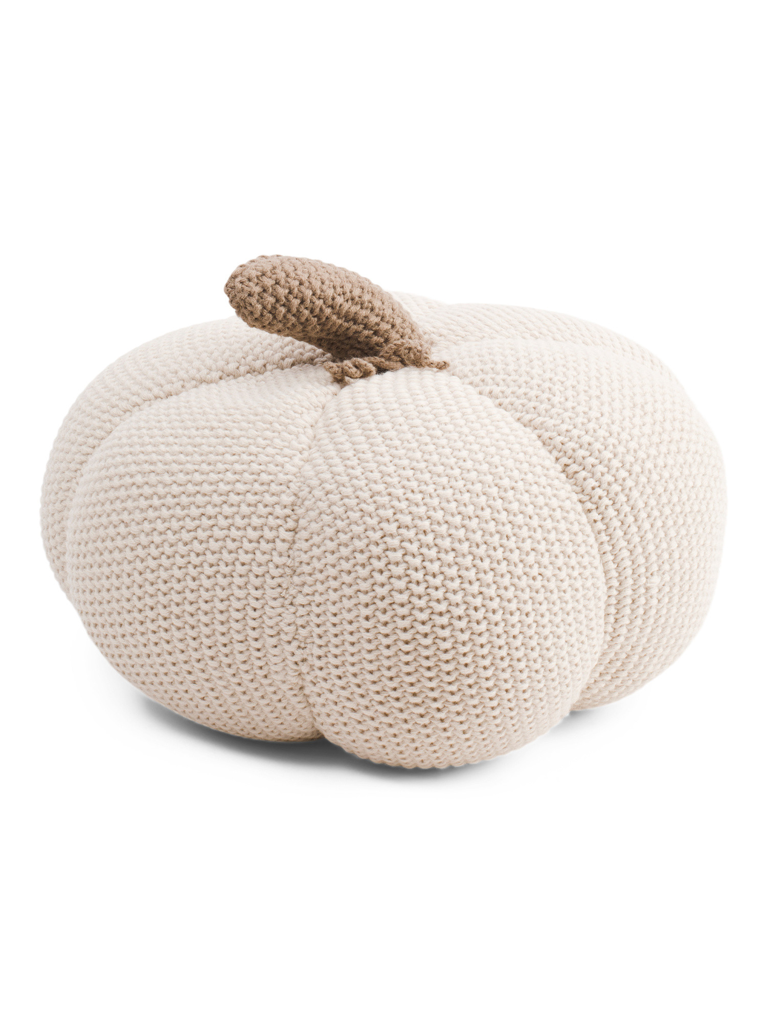 12x12 Crochet Shaped Pumpkin Pillow | TJ Maxx