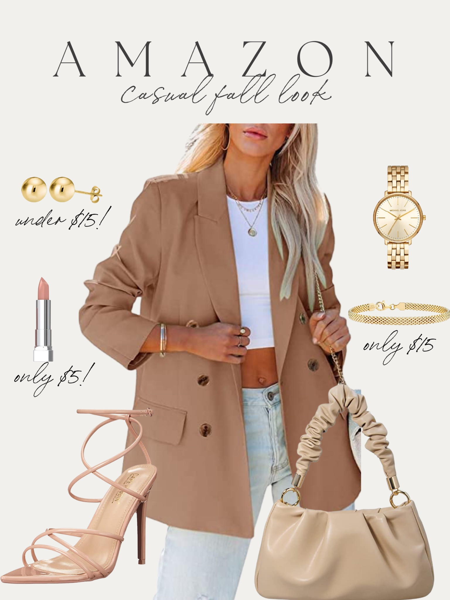 Amazon casual fall look - love the blazer with jeans!

Amazon fashion 2022, Amazon outfits 2022, Amazon fall outfits, Amazon fall fashion, affordable fall fashion, affordable Amazon fall fashion 

#LTKunder50 #LTKunder100 #LTKSeasonal