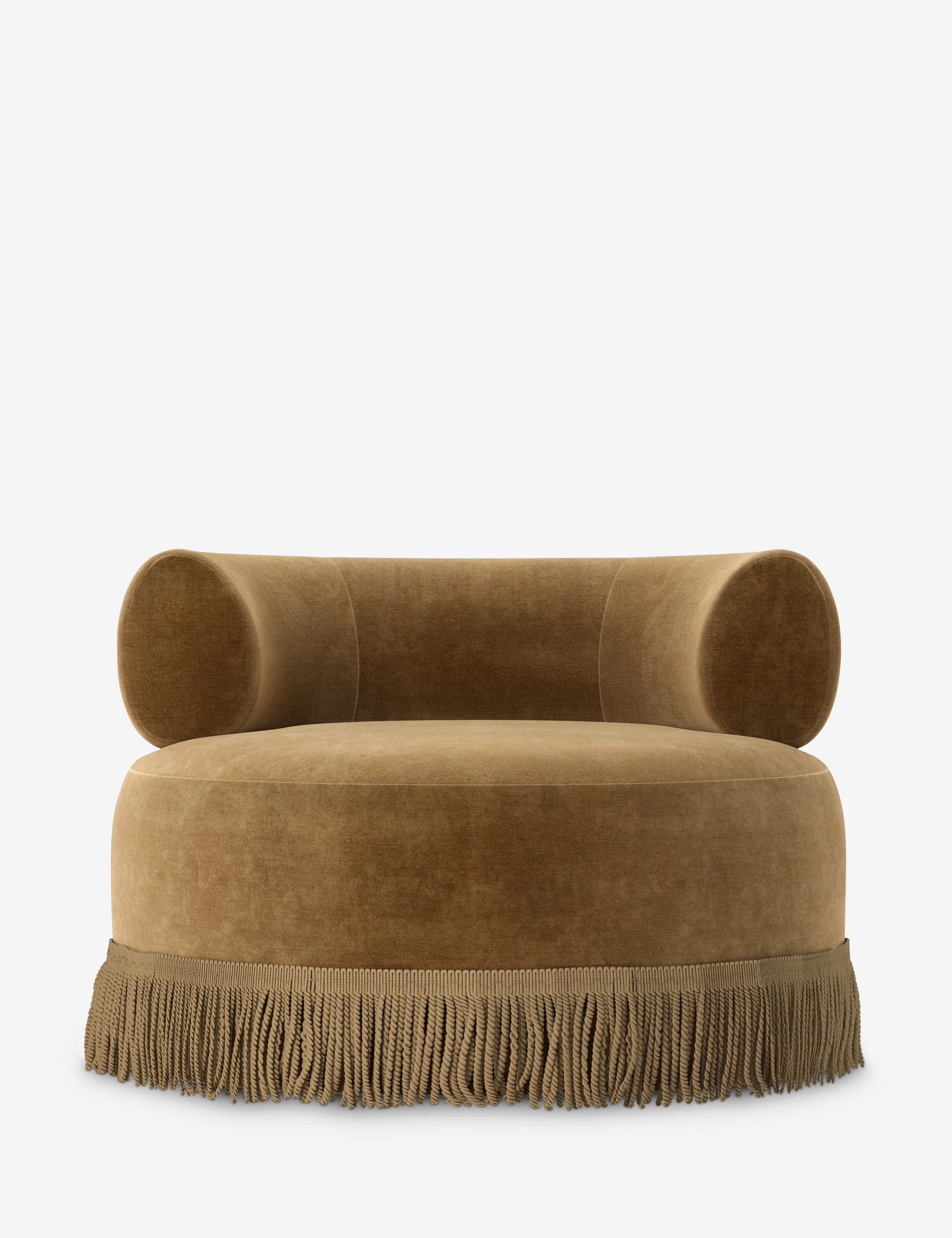 Lenny Swivel Chair by Button Atelier x Co.House Designs | Lulu and Georgia 