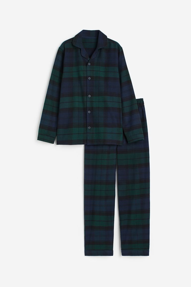 Cotton flannel pyjamas | H&M (UK, MY, IN, SG, PH, TW, HK)