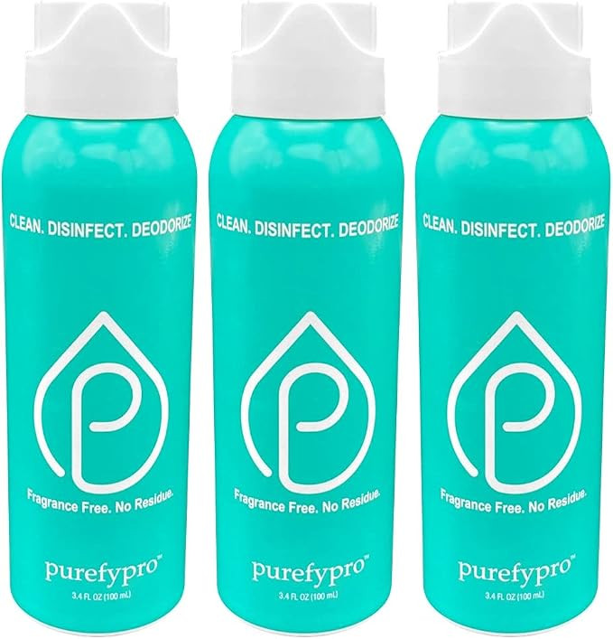 Purefypro Disinfectant Airesol Spray (3.4oz, 3 Pack) Kills 99.9999% Norovirus, HIV, Flu, Monkeypo... | Amazon (US)