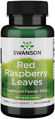 Swanson Red Raspberry Leaves 380 Milligrams 100 Capsules | Amazon (US)