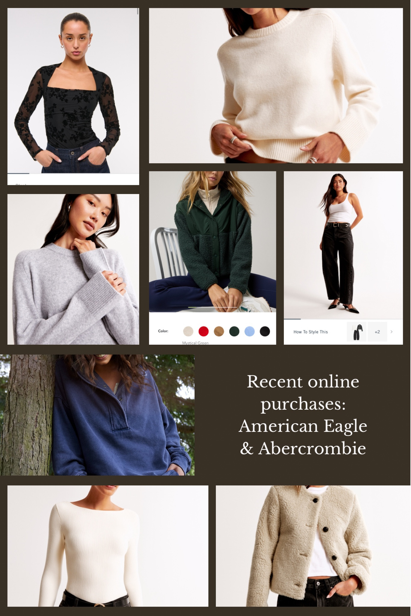 Recent online purchases 

#LTKStyleTip #LTKFindsUnder100 #LTKSeasonal