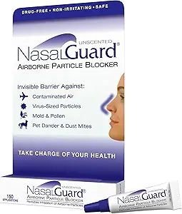 NASALGUARD Allergy Relief and Allergen Blocker Nasal Gel |Year-Round Drug-Free Solution for Polle... | Amazon (US)