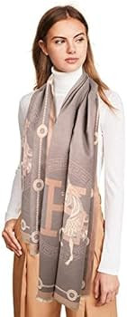 EXTREE Scarfs for Women Pashmina Silky Shawl Wrap for Evening Dressing Blanket Open Front Poncho ... | Amazon (US)