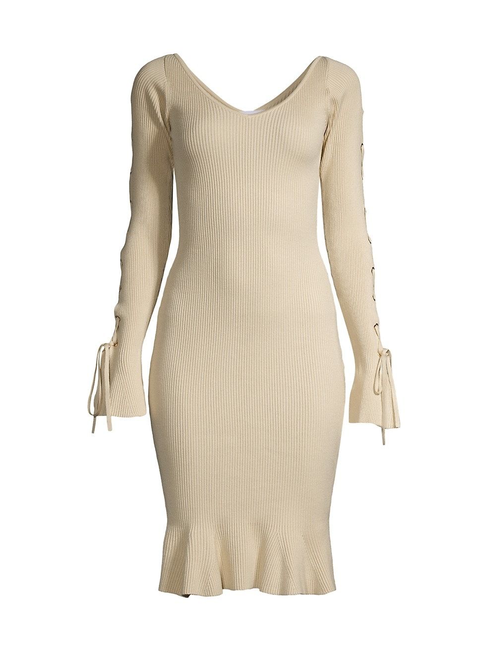 Undra Celeste Lace-Up Sleeve Sweaterdress | Saks Fifth Avenue