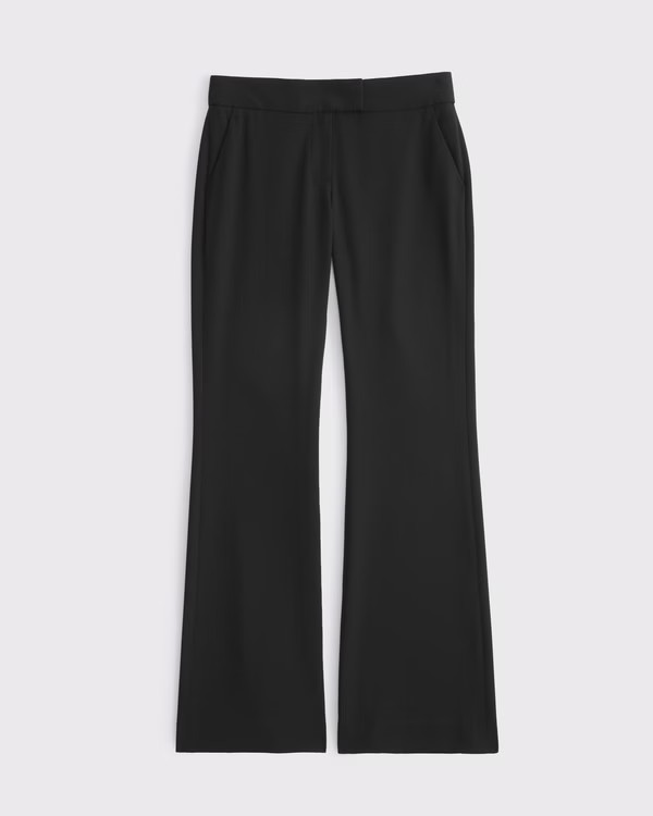 Low Rise Drapey Boot Trouser | Abercrombie & Fitch (US)