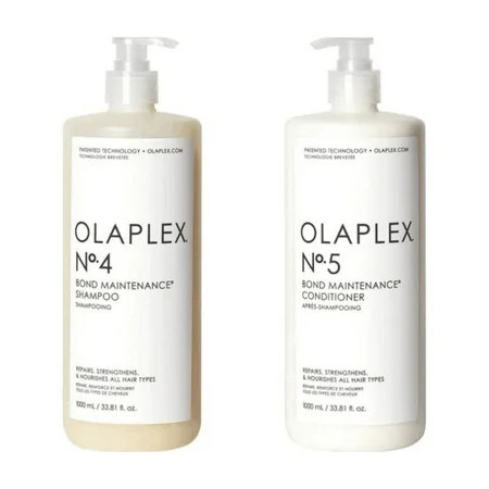 Olaplex No. 4 Shampoo & No. 5 Conditioner W/Pump 33.8 fl oz | Walmart (US)