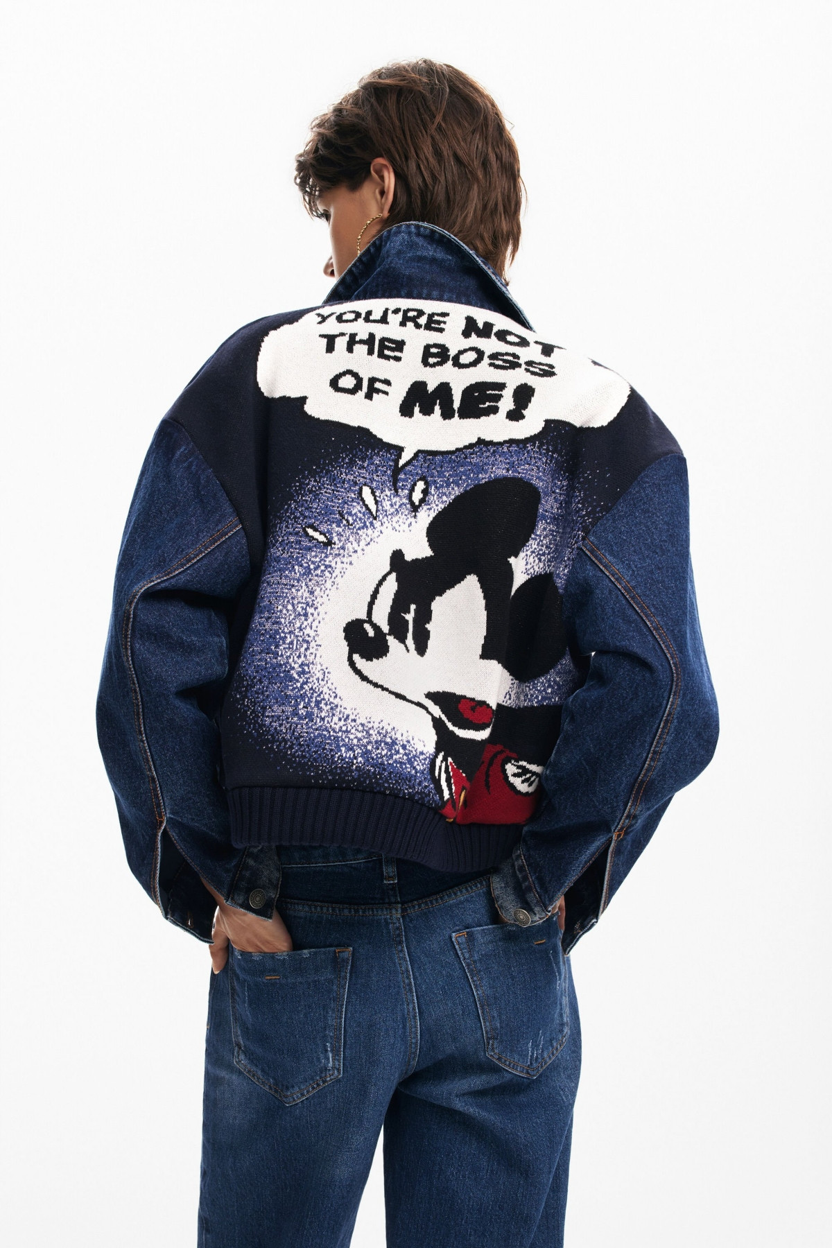 Desigual Women's Mickey denim jacket - Blue | Macy's