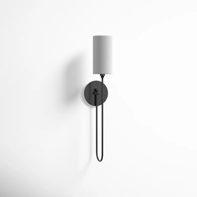 Clarissa Stainless Steel Armed Sconce | Wayfair North America