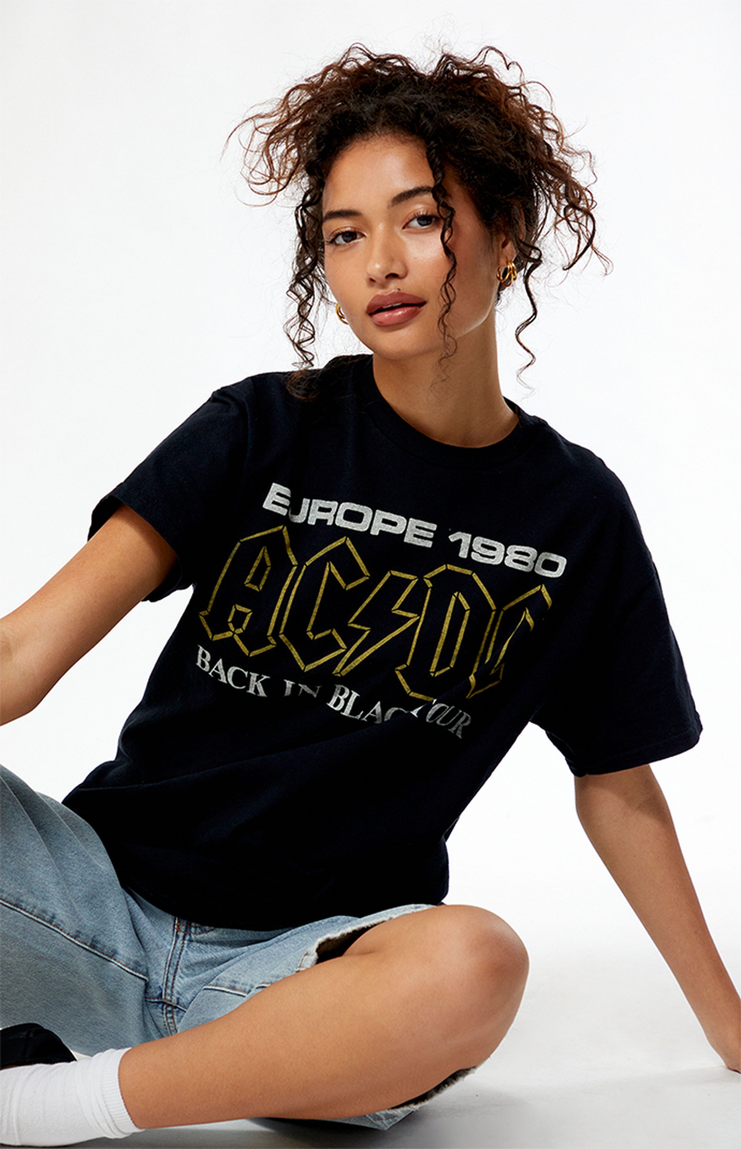 Junk Food AC/DC Back in Black Europe T-Shirt | PacSun