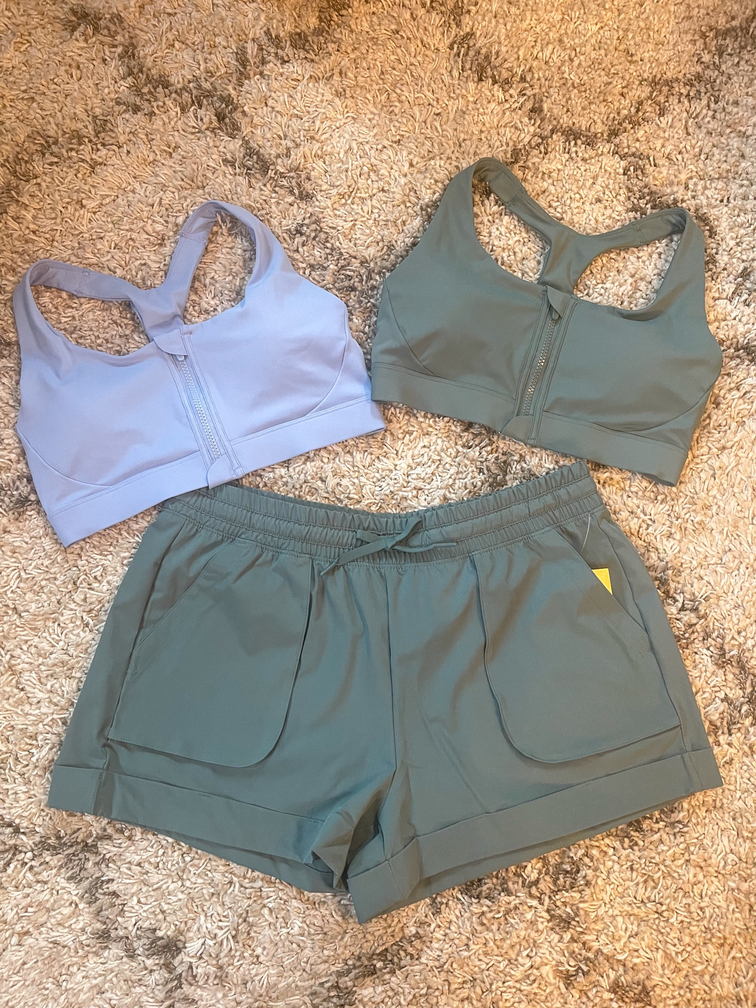 Couldn’t pass up this set at Walmart. I hate sports. When you’re sweaty, they are so uncomfortable to take off. They’re even horrible to take off when you aren’t sweaty. I’ve recently only started buying zip front sports bras. And these are so comfy. And I heard these shorts are a lululemon dupe. They are so soft and comfy! And they’re only $13 

#LTKstyletip #LTKfitness