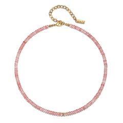 Cherry Quartz Color Karma Necklace | Sequin