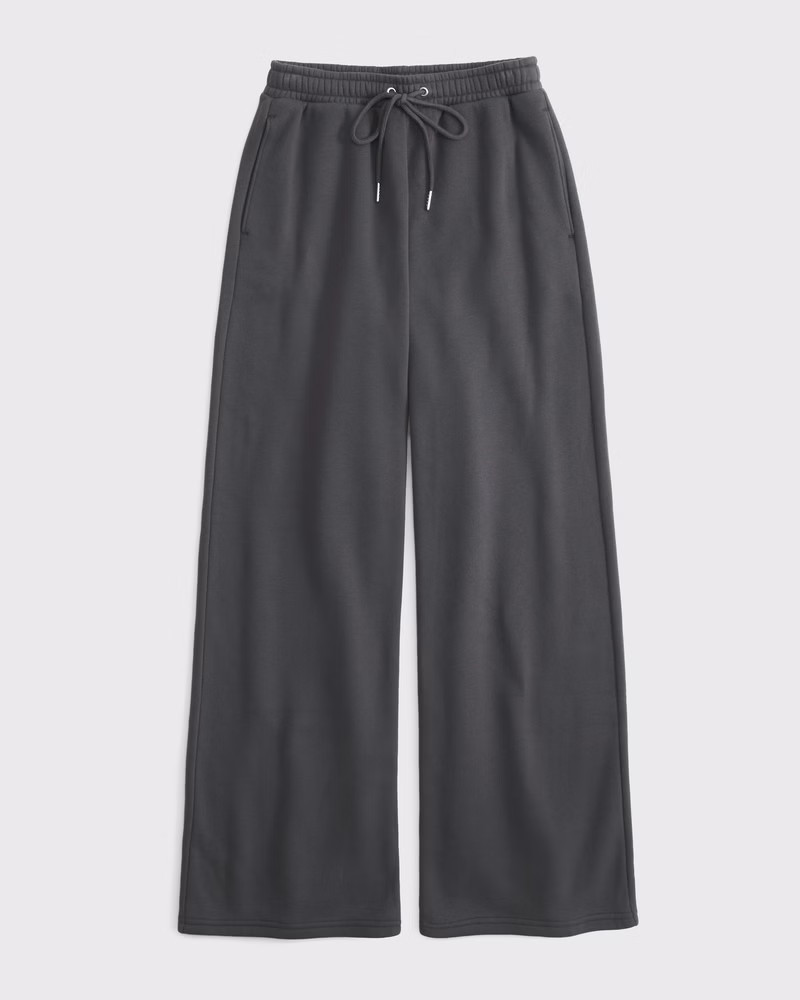 High Rise Sunday Wide Leg Sweatpant | Abercrombie & Fitch (US)