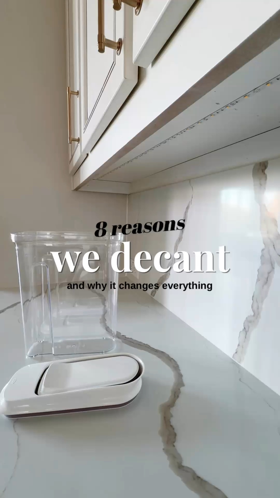 Decanting isn’t just about aesthetics, it’s about creating a home that feels calm, functional, and easy to maintain.

The smallest shifts often make the biggest difference.

#homeorganizationideas #organizedhome #declutteryourhome #simplehome #intentionalliving #organizedkitchen #pantryorganizationideas #minimalhomes #functionalhome #clutterfreeliving #homeinspoideas #elevatedhome #everydayease #simplifyyourspace