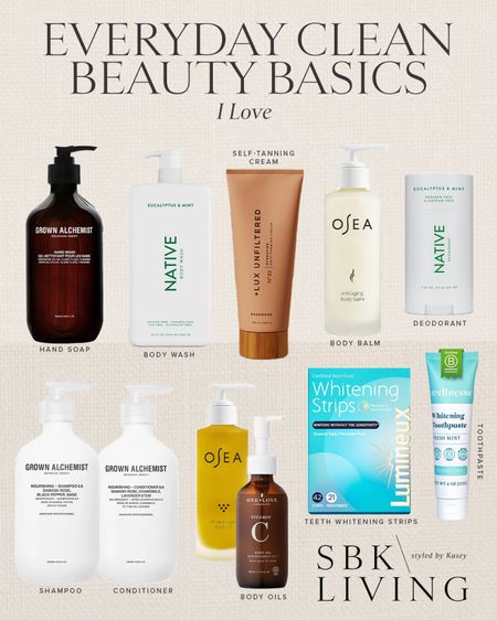 BEAUTY \ everyday clean beauty basics! Non-toxic favorites 

Skin 
Body
Shampoo
Hair


#LTKfindsunder100 #LTKbeauty #LTKfindsunder50